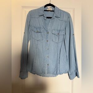 Cloth and Stone Chambray Denim Button Down Shirt